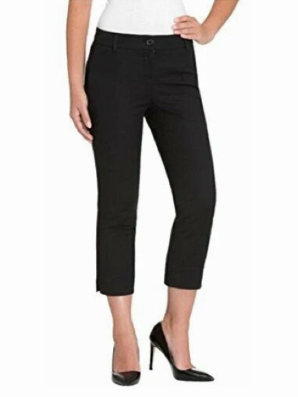 Hilary Radley Slim Leg Cropped Pants